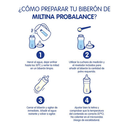 MILTINA 2 Probalance Leche de Continuación +6 meses PACK 4x800gr-4