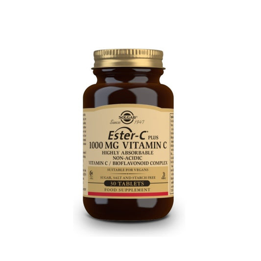 SOLGAR Ester-C Plus 1000mg Vitamina C 30 Comprimidos-1