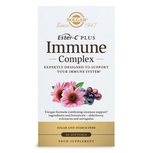 SOLGAR Ester-C Immune Complex (60 Cápsulas Vegetales)-1