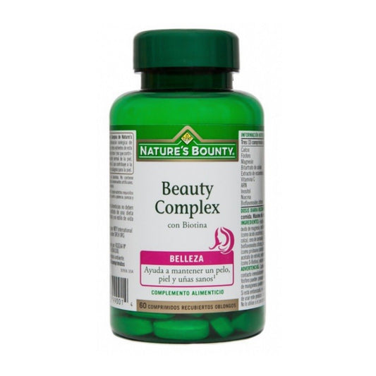 NATURE'S BOUNTY Beauty Complex Con Biotina 60 Comprimidos-1