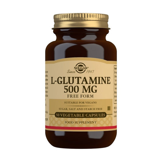 SOLGAR L-Glutamina 500mg (50 Cápsulas)-1