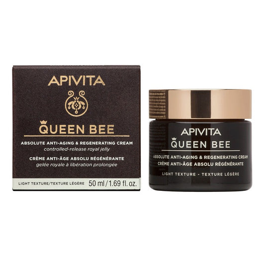 APIVITA Queen Bee Crema Regeneradora Antiedad Textura Ligera 50ml-1