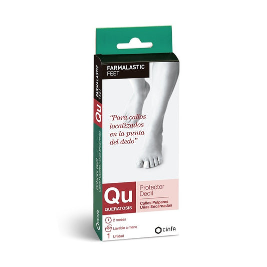 FARMALASTIC Protecteur du bout des doigts pour callosités pulpaires Taille M 1 unité