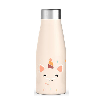 SUAVINEX Botella Termo para Líquidos Frío y Calor color Crema "Unicornio" 350ml-1
