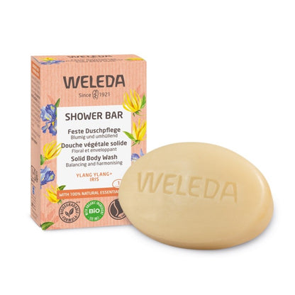 WELEDA Jabón de Ducha Sólido Ylang Ylang + Iris Floral 75g-1