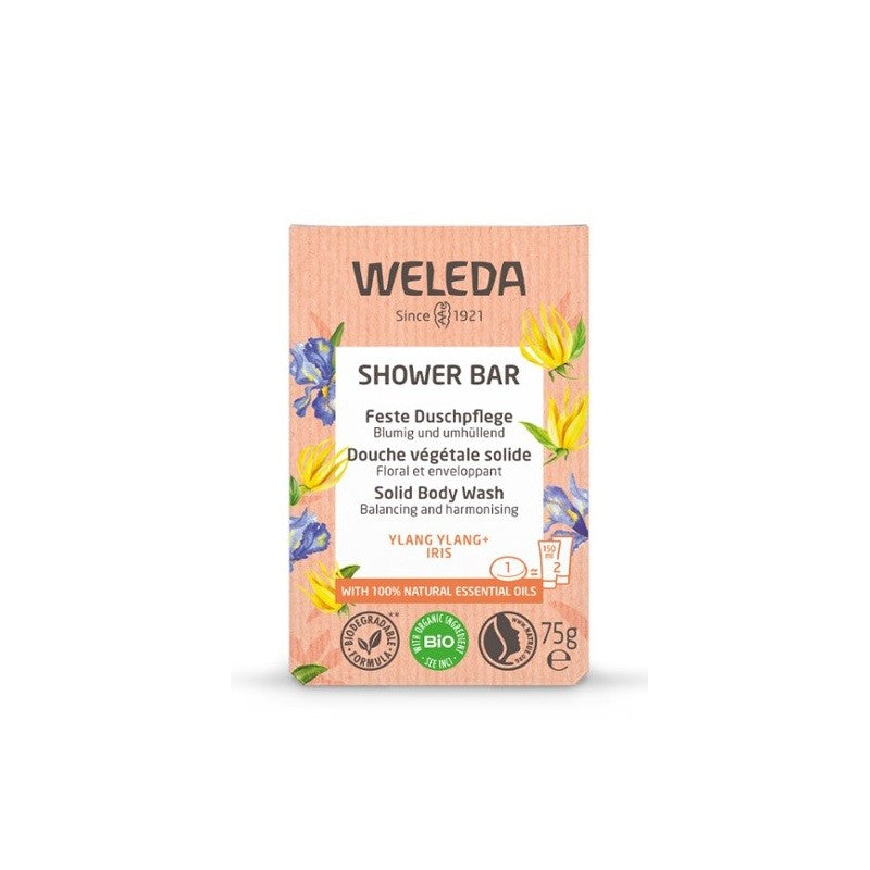 WELEDA Jabón de Ducha Sólido Ylang Ylang + Iris Floral 75g-4