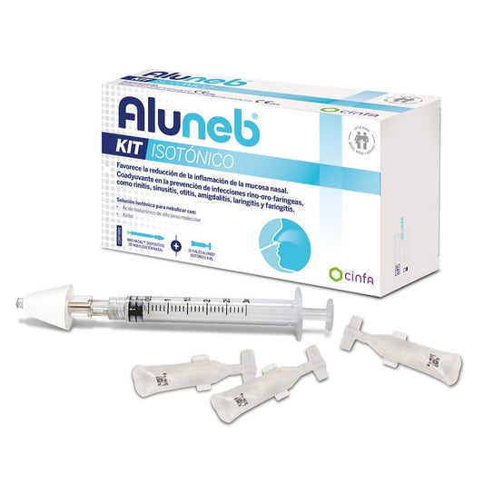 Aluneb Kit Isotonique 15 Flacons de 4ml +1 Appareil