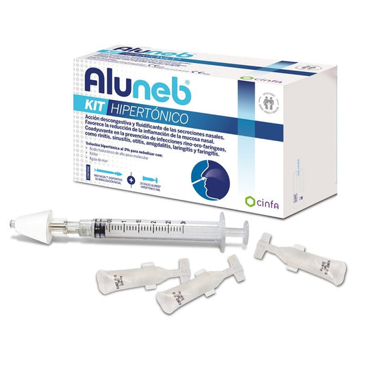 Aluneb Kit Hypertonique 20 flacons de 5ml + 1 Appareil