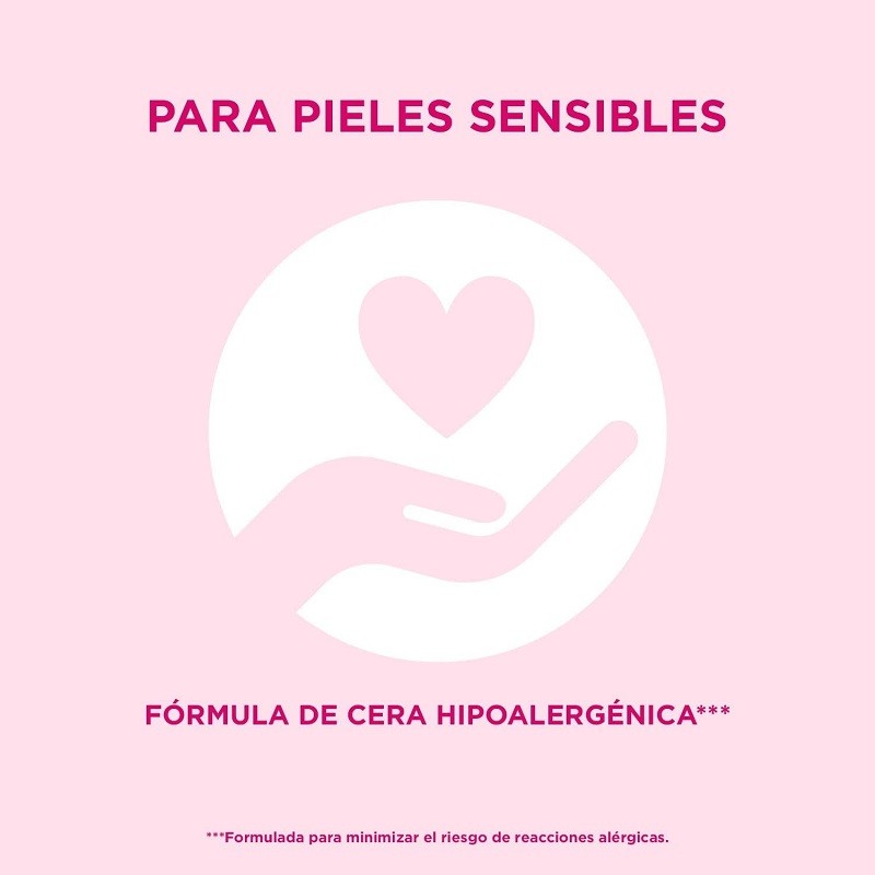 VEET Strisce di cera a freddo puro Depilatoria zona bikini Pelle sensibile 16 strisce