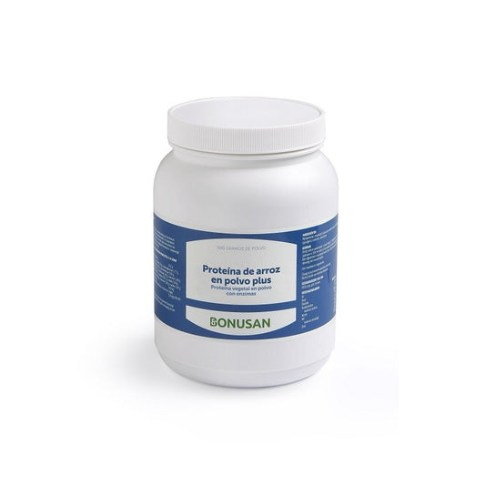 BONUSAN Proteína de Arroz en Polvo Plus (Sabor Vainilla) 500g-1