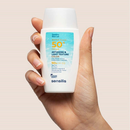 SENSILIS Water Fluid SPF50+ Antiedad Fluido Fotoprotector con Color 40ml-2