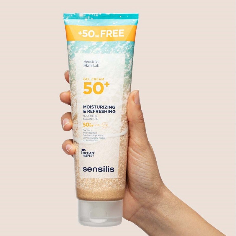SENSILIS Gel Crema SPF50+ Fotoprotector Hidratante y Refrescante 250ml-3