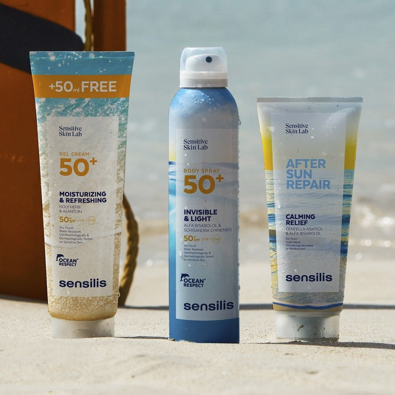 SENSILIS Gel Crema SPF50+ Fotoprotector Hidratante y Refrescante 250ml-4