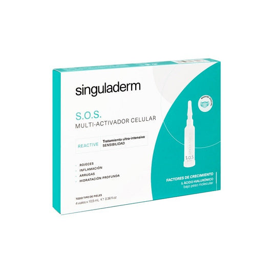 SINGULADERM S.O.S. Reactive Sérum Pieles Reactivas 4 Viales-1
