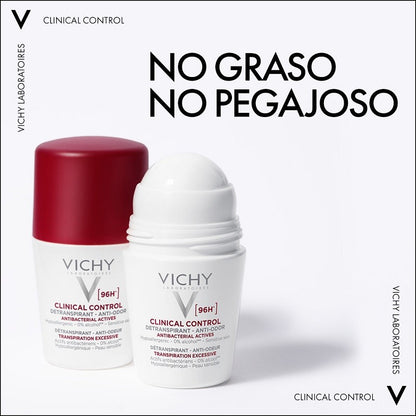 VICHY Desodorante Antitranspirante 96h Roll-On Clinical Control 50ml-3