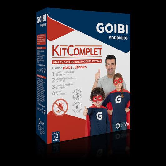 GOIBI Kit Complet Anti-poux + Peigne