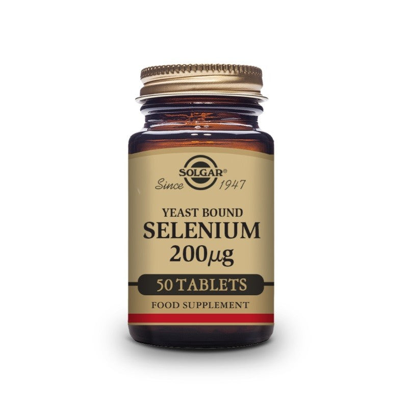 SOLGAR Selenio en Levadura 200mcg 50 Comprimidos-3