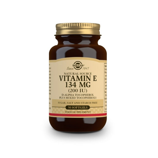 SOLGAR Vitamina E 200 UI (134mg) 50 cápsulas blandas-1