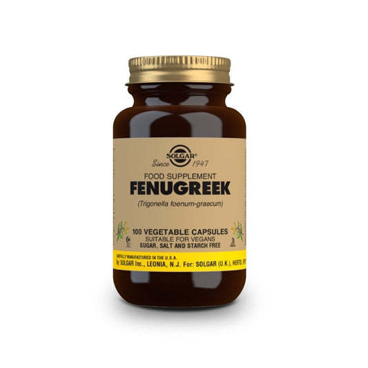 SOLGAR Fenogreco 100 Cápsulas Vegetales-1