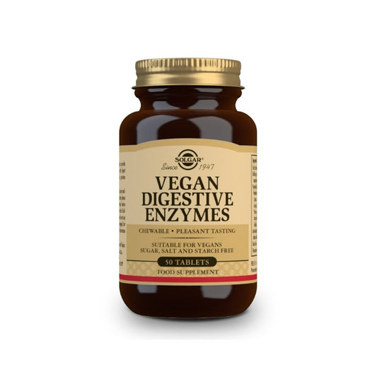 SOLGAR Enzimas Digestivas 50 Comprimidos Masticables-1