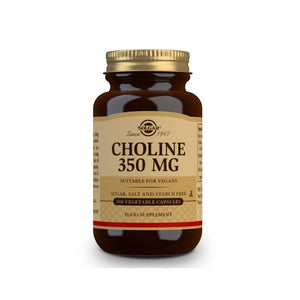 SOLGAR Colina 350mg (100 Cápsulas Vegetales)-1