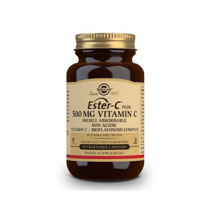 SOLGAR Ester-C Plus 500mg Vitamina C 50 Cápsulas Vegetales-1