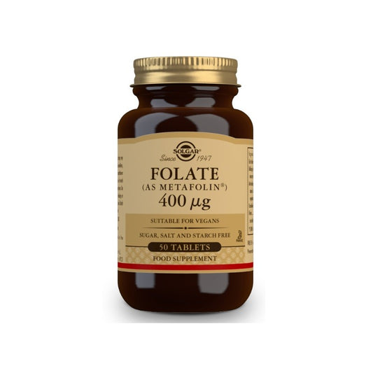 SOLGAR Folato (como Metafolin) 400mcg 50 comprimidos-1