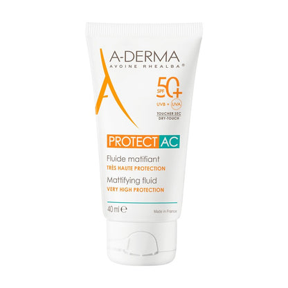 A-Derma Protect AC Fluido Matificante Piel Grasa SPF50+ 40 ml-1