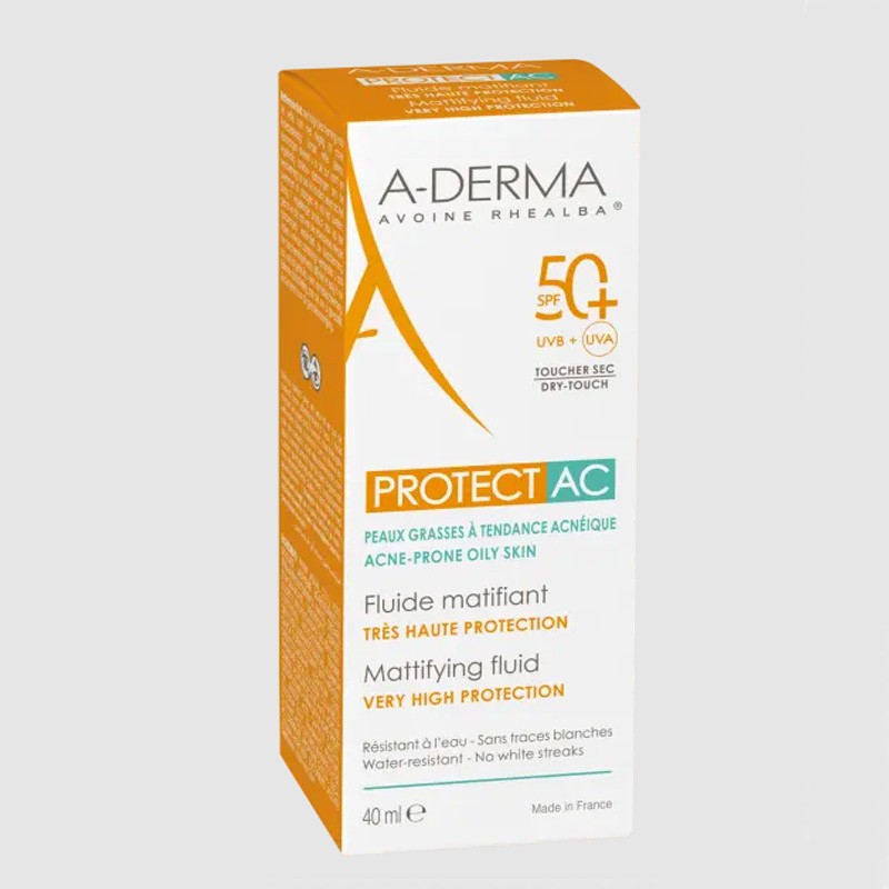 A-Derma Protect AC Fluido Matificante Piel Grasa SPF50+ 40 ml-2
