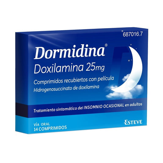 DORMIDINA 25MG 14 Comprimidos-1