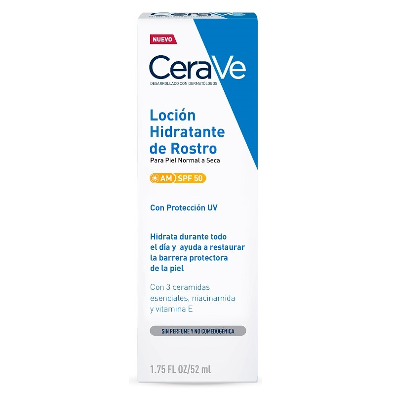 CERAVE Loción Hidratante Facial SPF50 (52ml)-2
