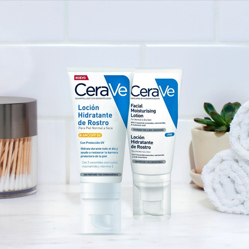 CERAVE Loción Hidratante Facial SPF50 (52ml)-5