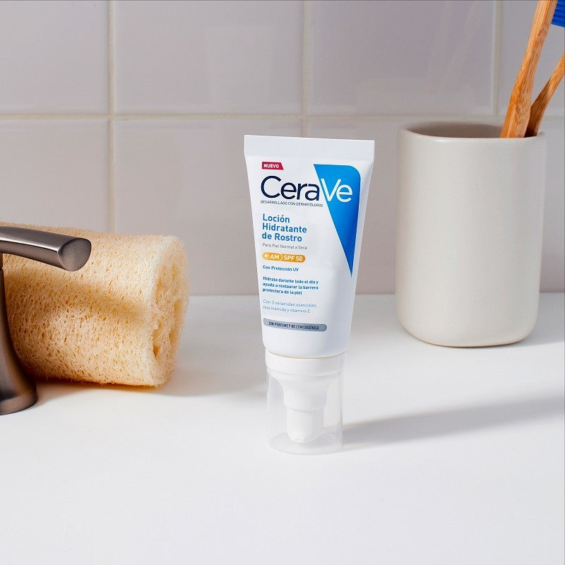 CERAVE Loción Hidratante Facial SPF50 (52ml)-6