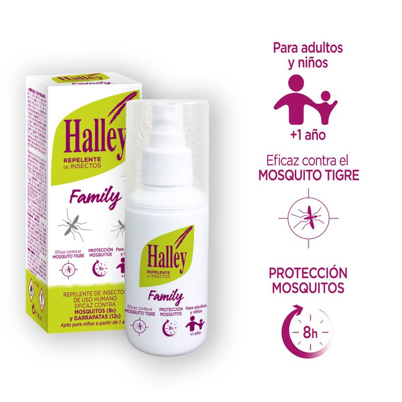 Halley repelente de insectos Family 100 ml-1