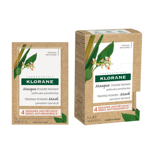 KLORANE Mascarilla Polvo a la Galanga 8 bolsas x 3 gr-1