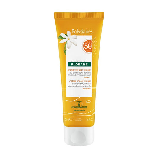 KLORANE POLYSIANES Crema Solar Sublime SPF50+ Rostro 50 ml-1