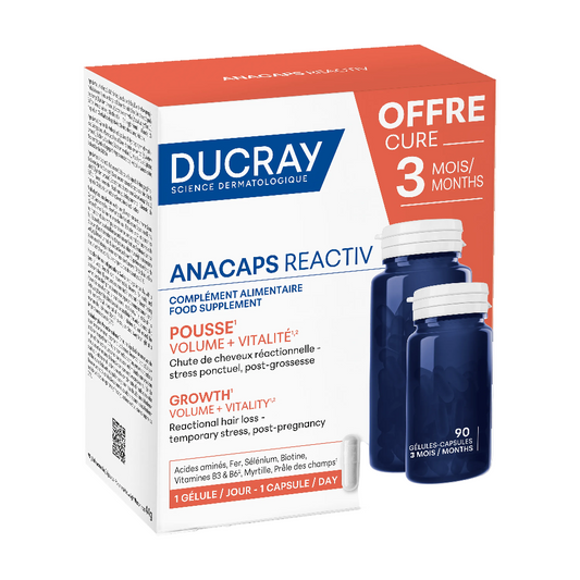 DUCRAY Anacaps Reactiv 90 Cápsulas