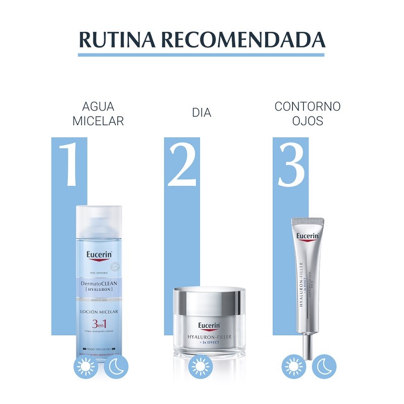 EUCERIN Agua Micelar DermatoCLEAN (Hyaluron) 3 en 1 (400ml)-7