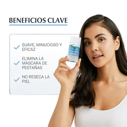 EUCERIN DermatoCLEAN Desmaquillante Bifásico de Ojos 125ml-3