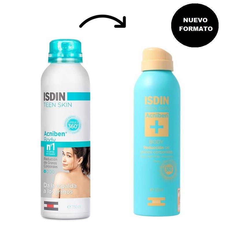 ISDIN Acniben Body Spray Reductor de Granos Corporales 150ml-2