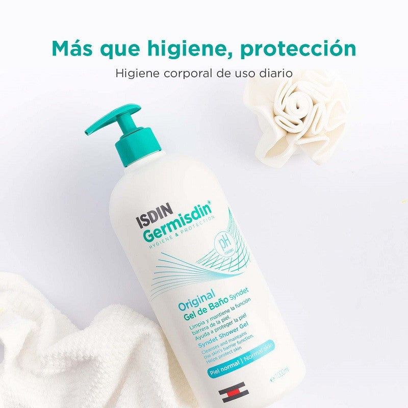 ISDIN GERMISDIN Original Gel de Baño Sin Jabón 1L-5
