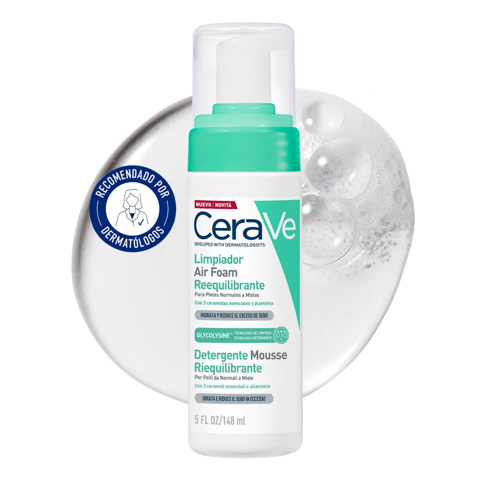 CeraVe Limpiador Air Foam Reequilibrante Espuma 200ml
