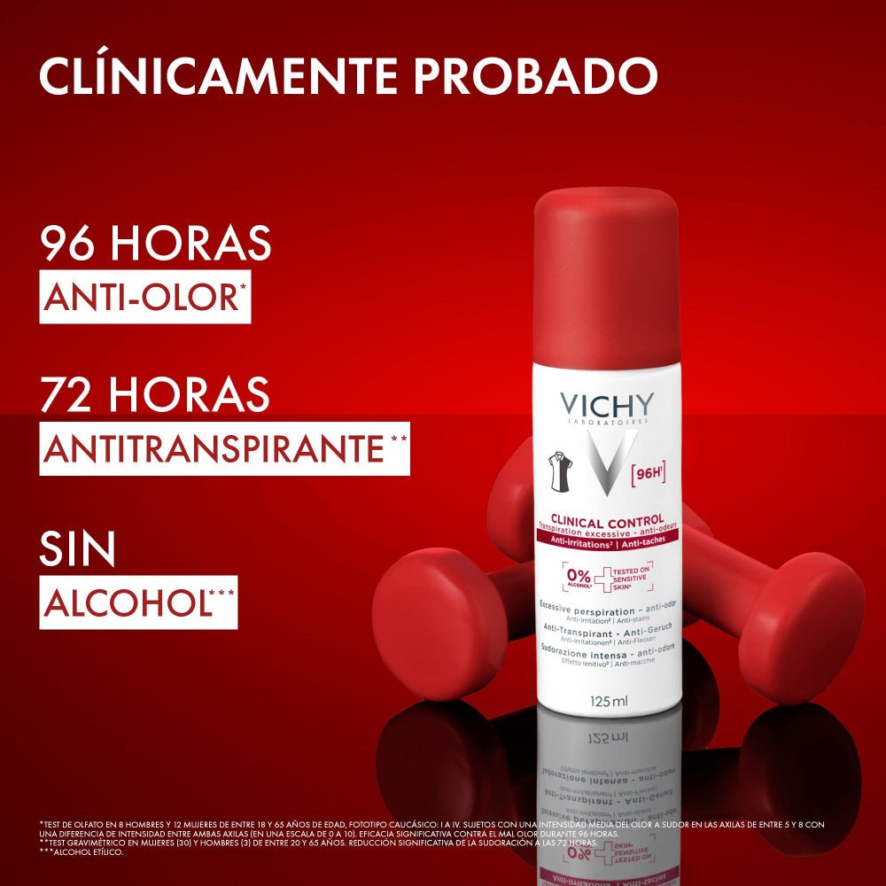 Vichy Clinical Control 96H anti sweat deodorant spray for women 125ml