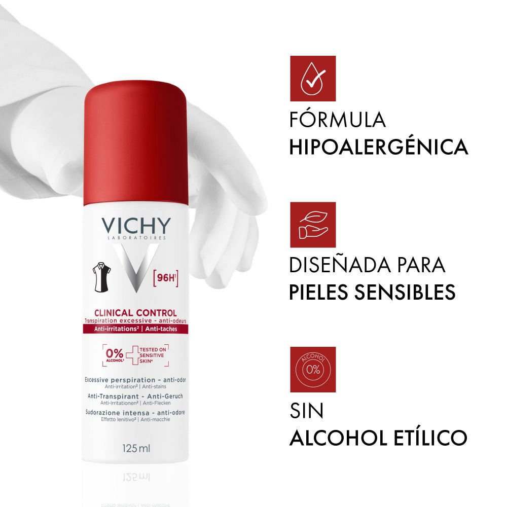 Vichy Clinical Control 96H anti sweat deodorant spray for women 125ml