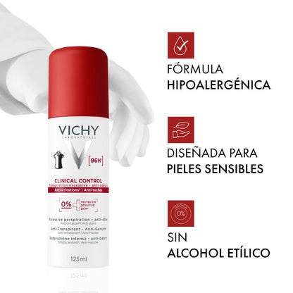 Vichy Clinical Control 96H anti sweat deodorant spray for women 125ml