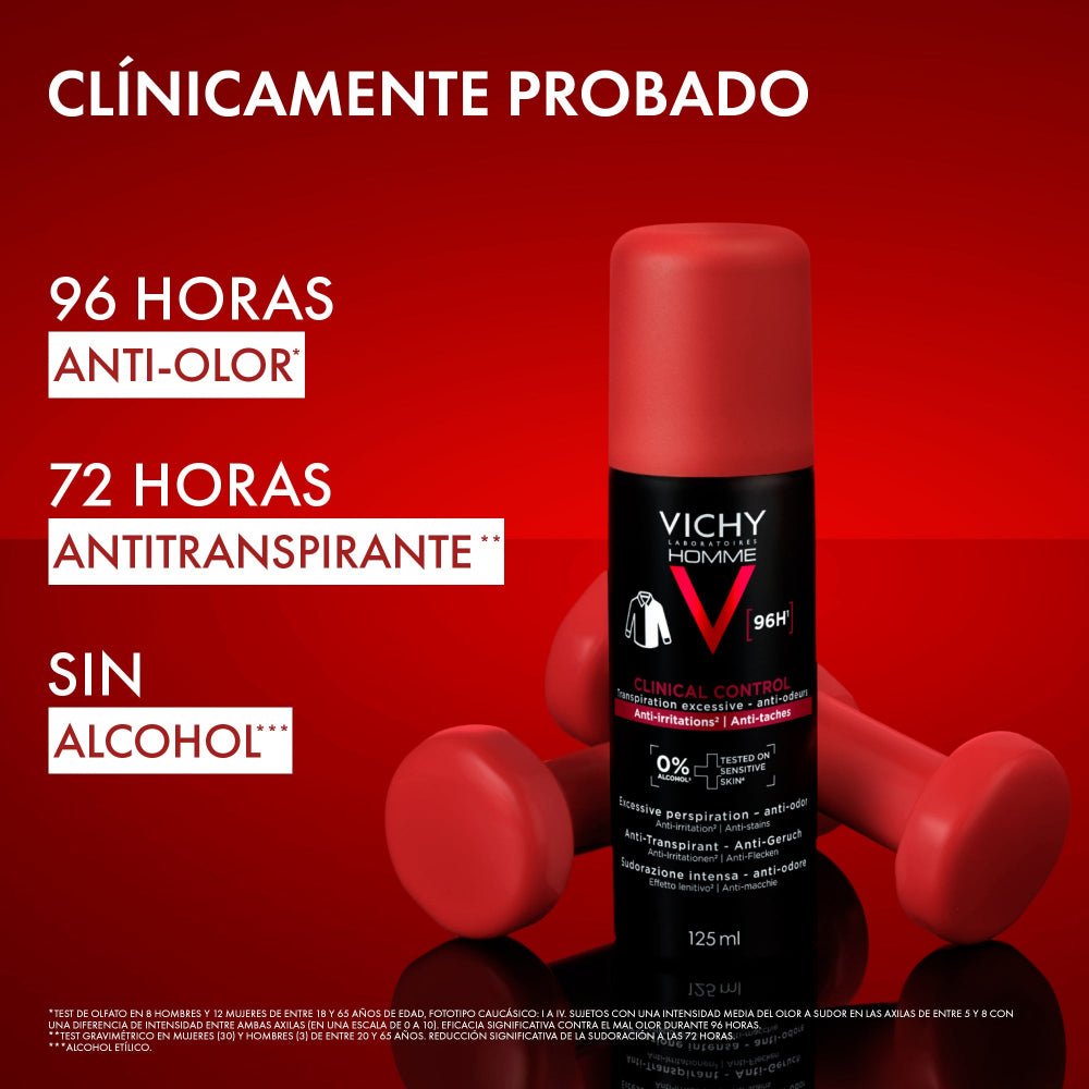Vichy Clinical Control 96H Déodorant homme aérosol 125 ml