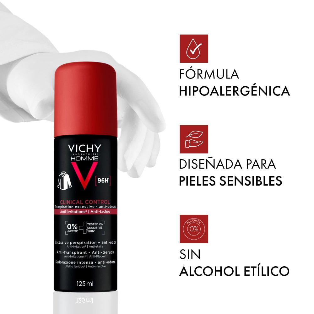 Vichy Clinical Control 96H Déodorant homme aérosol 125 ml