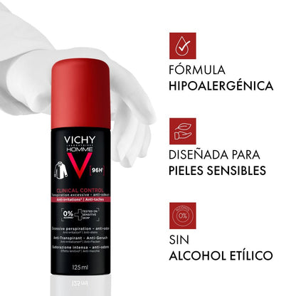 Vichy Clinical Control 96H Déodorant homme aérosol 125 ml