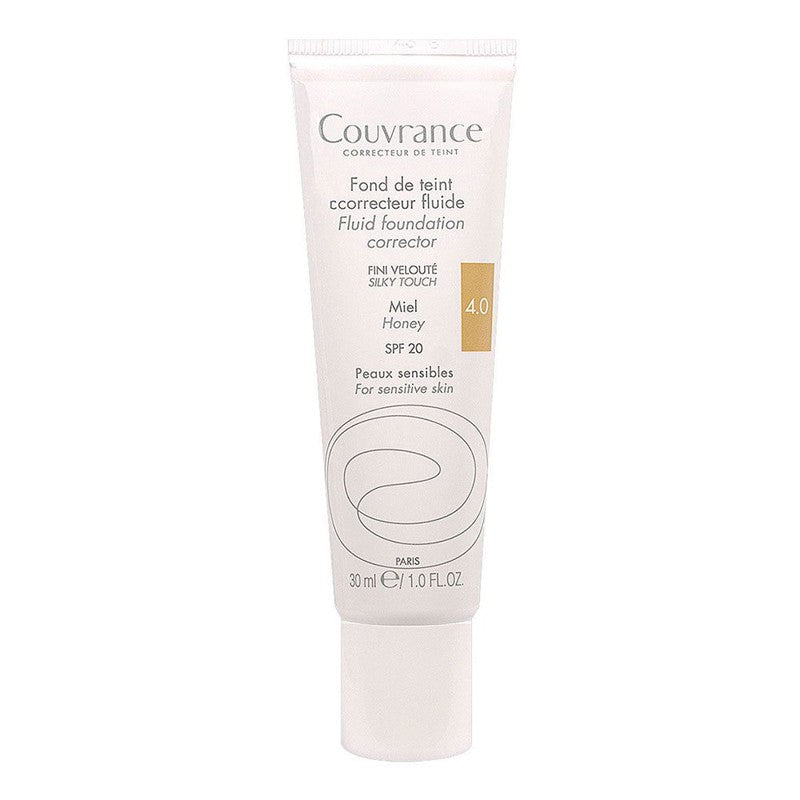 Avène Couvrance Maquillaje Fluido corrector Miel Nº4 SPF20-1