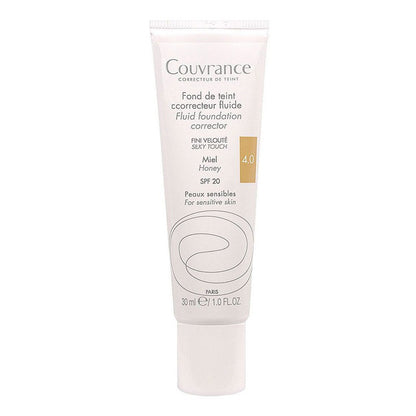 Avène Couvrance Maquillaje Fluido corrector Miel Nº4 SPF20-1